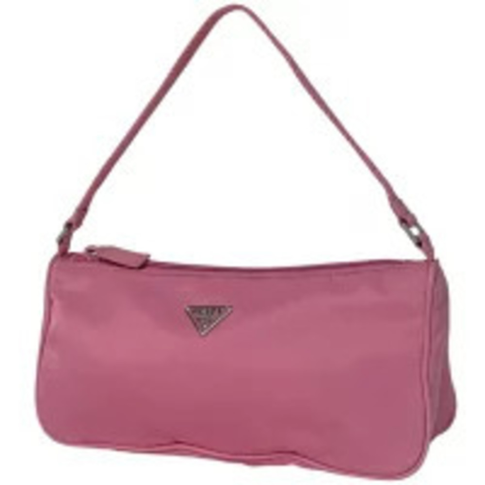 Prada Plate Handbag Clutch Pink